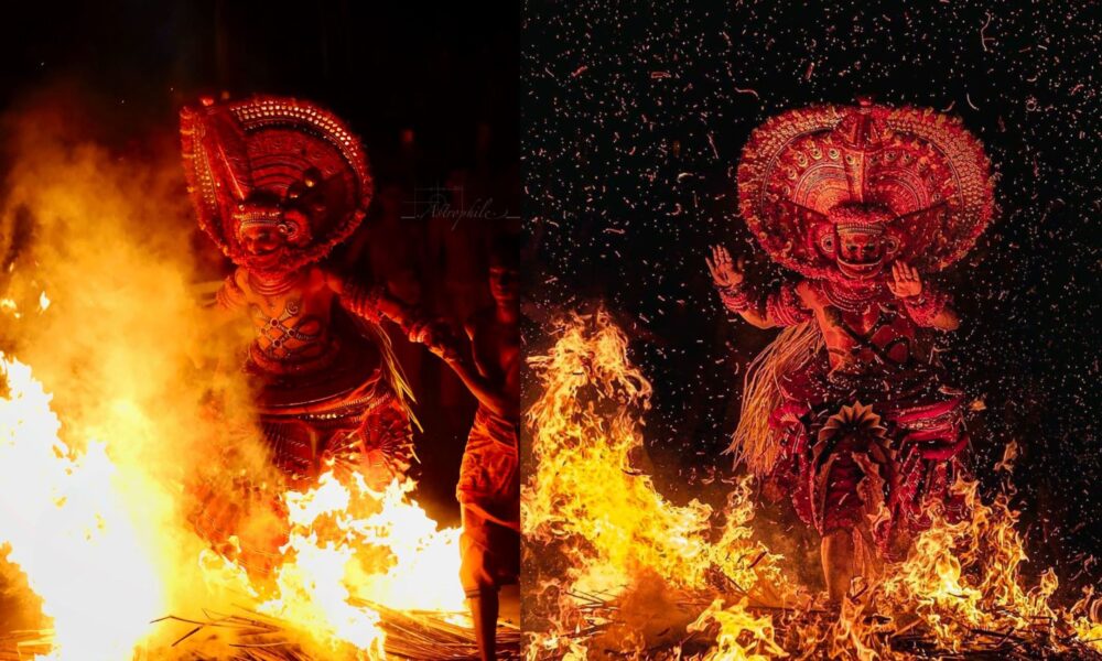 The Fiery Legend of Kandanar Kelan: Experience the Power of Theyyam with Poothali