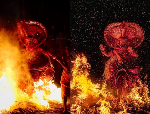 The Fiery Legend of Kandanar Kelan: Experience the Power of Theyyam with Poothali