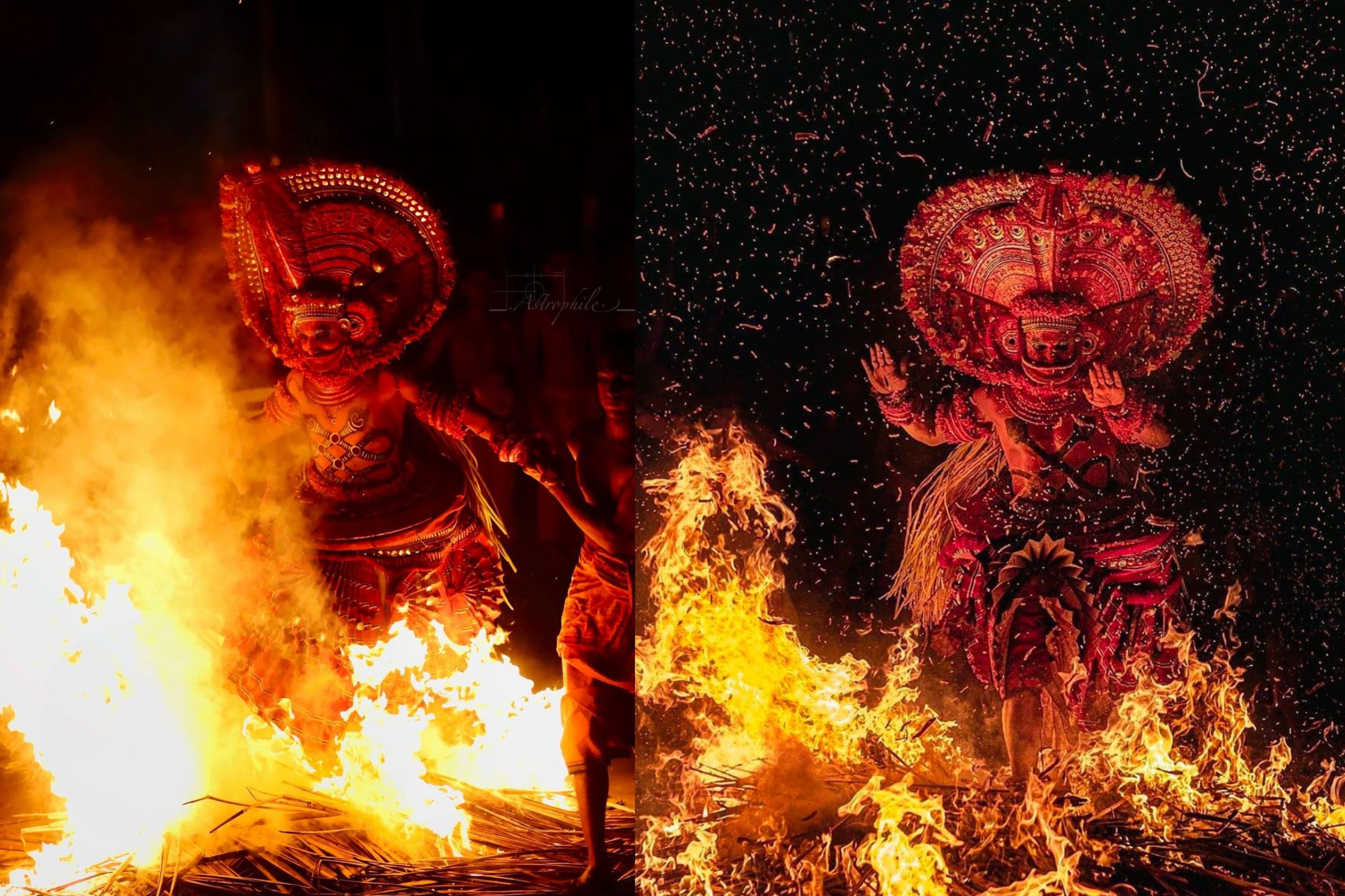 The Fiery Legend of Kandanar Kelan: Experience the Power of Theyyam with Poothali